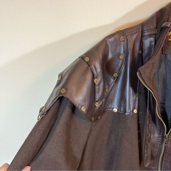 RQ-BL Brown Steampunk Jacket Men’s XL - Picture 4 of 11